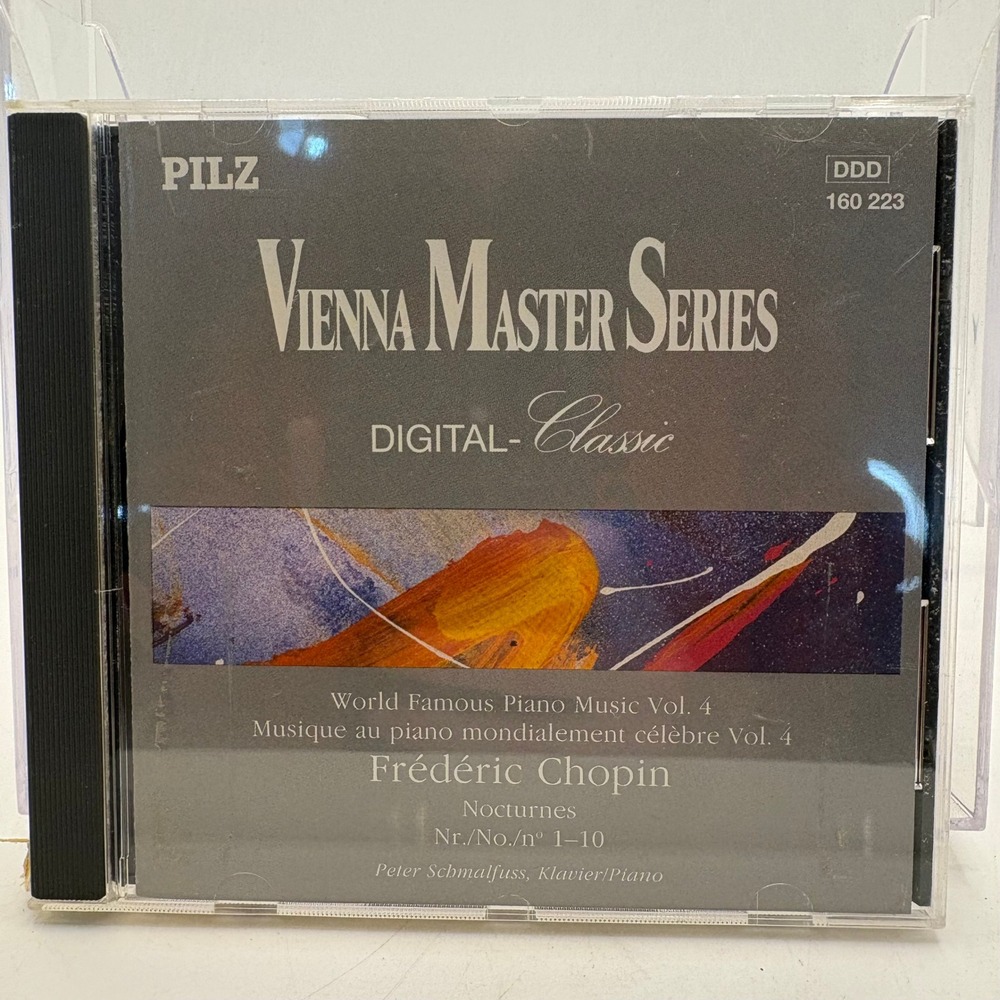 Frederic Chopin Nocturnes 1-10 Vienna Master Series CD Peter Schmalfuss 160 223